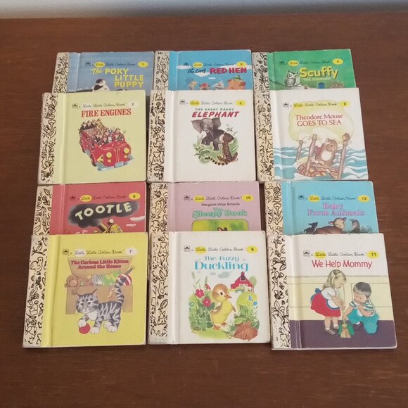 12 Little Little Golden Books 1980"s - Picture 1 of 6